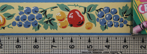 Imperial Vintage Wallpaper Border Fruit Yellow Small