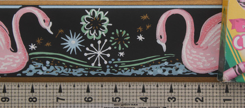 Trimz Vintage Wallpaper Border Swan Pink