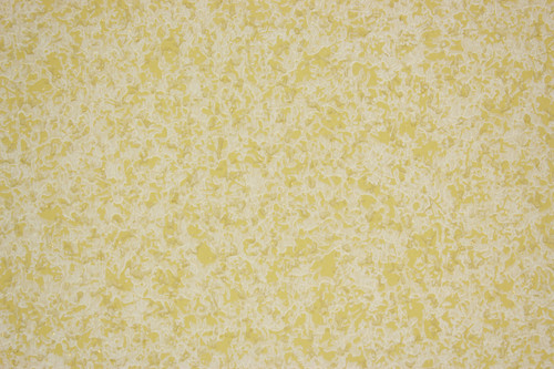 1950s Vintage Wallpaper Yellow White Swirl with Gold Metallic