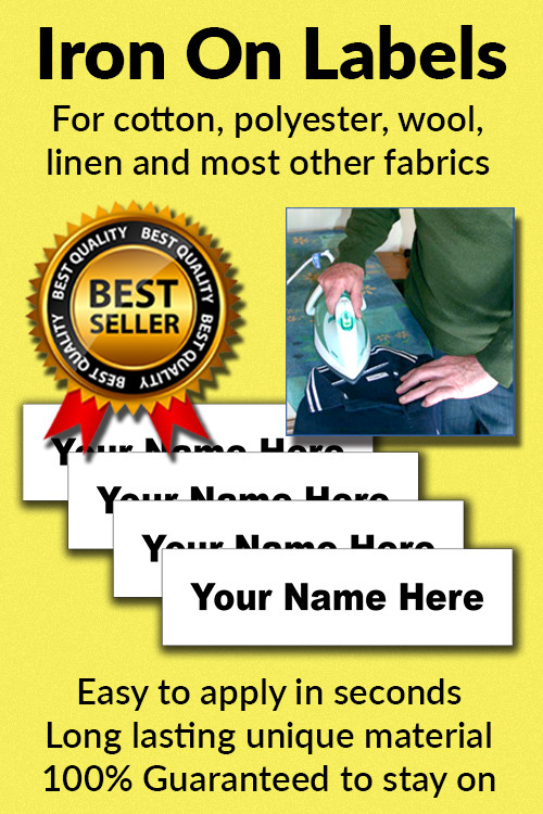 Iron on Clothing Labels from Name It Labels