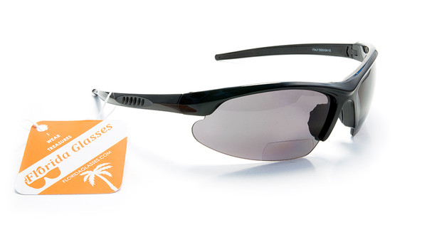 Impact Resistant Copper Polarized Bifocal 2.5 Power Lens Reading Sunglasses 