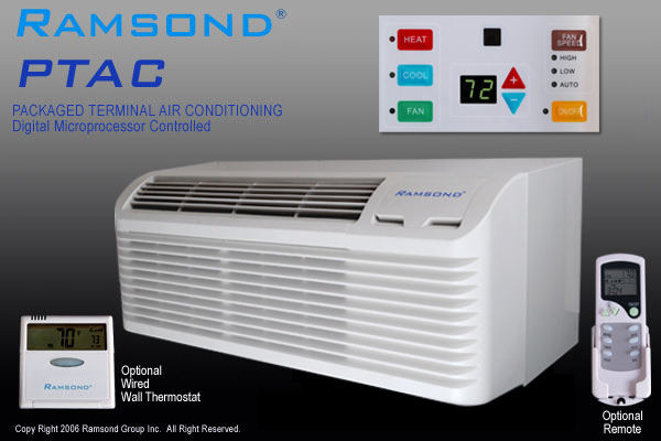 Ramsond 15000 Btu Ptac 3 Kw Electrical Heat Pump Ramsond Corporation