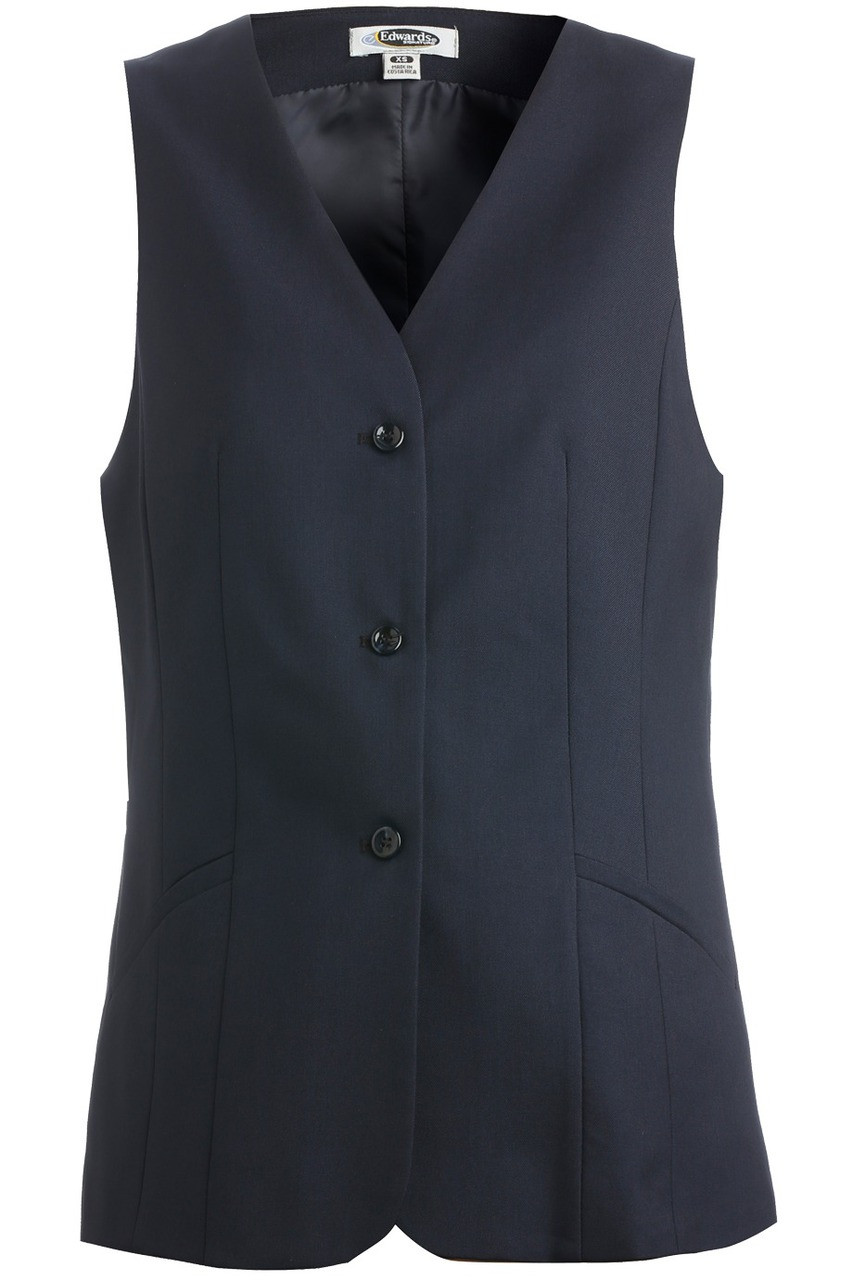 Women's sleeveless Washable tunic in Navy Blue 750-7575