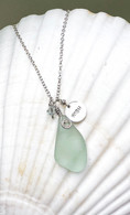 Simple Inspirations Necklace ~ Sea Foam Sea Glass “WISH”