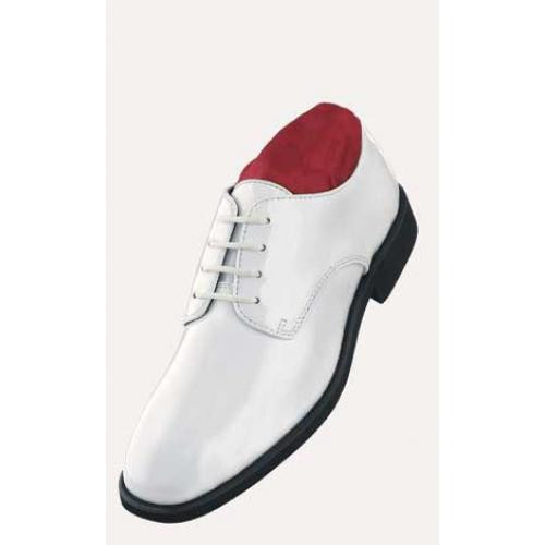 Radio City (White) Tuxedo Shoes by 