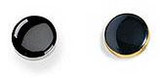 Basic  Gold or Silver Trim Button Cover