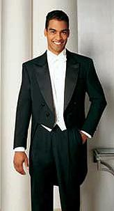 Men's Peak Tailcoat - Formal Trousers Available