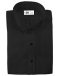 Black Lucca Wingtip Tuxedo Shirt by Cardi