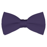 Satin Lapis Purple Bowtie
