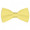 Satin Tuxedo Bow Tie in Canary Yellow