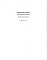 Development Council Implementation Guide - PDF