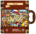 Texas Collectible SuitCase Luggage Box 1000 piece Jigsaw Puzzle