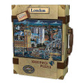 London Collectible SuitCase Luggage Box 1000 Piece Jigsaw Puzzle