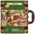 Florida Collectible SuitCase Luggage Box 1000 Piece Jigsaw Puzzle