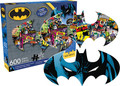 BATMAN 2 Sided Die Cut 600 Piece Jigsaw Puzzle