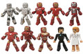 Iron Man 3 Marvel Mini Mates Hall Of Armor 10 pack Box Set San Diego Comic Con Exclusive