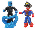 Battle Damaged Spider-Man and Electro Marvel MiniMates 2 Pack Figures
