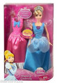 MagiClip Disney Princess Cinderella 12" Doll with 2 Dresses