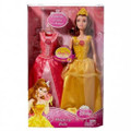 MagiClip Disney Princess Belle 12" Doll with 2 Dresses 