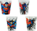 DC Comics Action Superman Set of 4 Shot Glasses