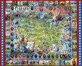 United States of America 45 Presidents 1000 Piece Jigsaw Puzzle