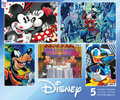 Disney Mickey Mouse Club House Set of  5 Jigsaw Puzzles From 300 to 750 pieces