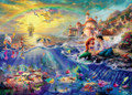 The Little Mermaid Disney Dreams Thomas Kinkade Collection 750 Piece Jigsaw Puzzle 