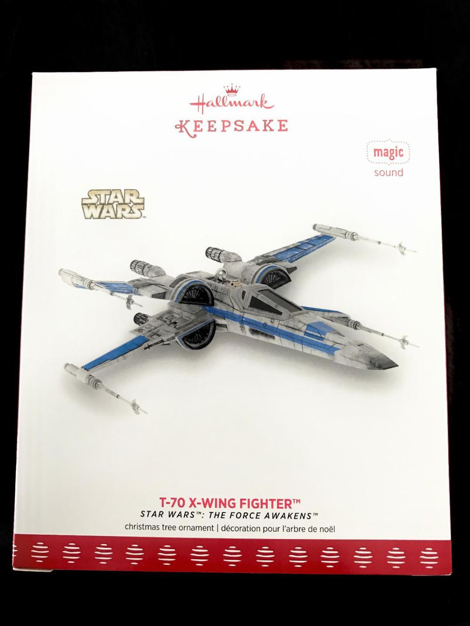 Hallmark Keepsake Star Wars T 70 X Wing Fighter W Sound Nyc Comic Con 17 Exclusive Ornament Hallmark Keepsake Star Wars T 70 X Wing Fighter W Sound Nyc Comic Con 17 Exclusive Ornament