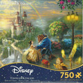 Beauty and The Beast Falling In Love Thomas Kinkade Collection 750 Piece Jigsaw Puzzle 