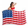 Giant Waving American Flag Pool Float Over 5' Feet Wide