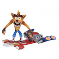 Crash Bandicoot with Jet Hoverboard Deluxe Collectible Action Figure