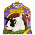 FurReal Friends Snuggimals White and Black Moving Puppy Dog