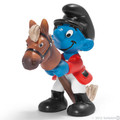 Smurfs Hobby Horse Rider Smurf Olympic Sports Figure RARE 2011 Figurine 20743 - Schleich