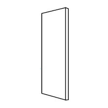 Chocolate MPEP90 - Matching Pantry End Panel for 90"H Pantry (3 Pcs)