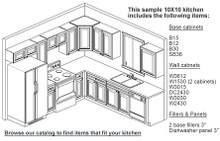 10X10 RTA Kitchen Set