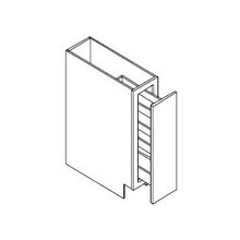 Cinnamon Maple SP09 - Base Spice Pullout Cabinet 9"W
