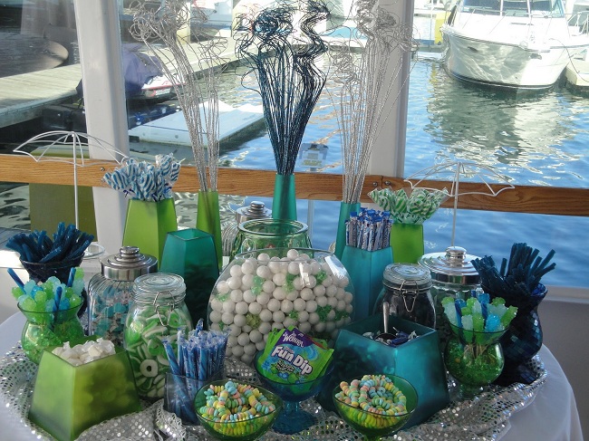 WEDDING & CANDY BUFFET, WHITE GUMBALLS w/SHIMMER from Miami Candies Sweets  & Snacks – Miami Candies, LLC.
