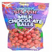 Color Splash Milk Chocolate balls Red 1.5 Pounds