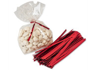 Wire Ties Red 100 Count