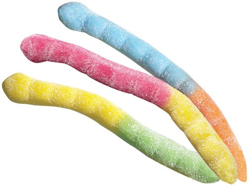 Sour Inch Gummy Worms 4.5 pounds Bulk
