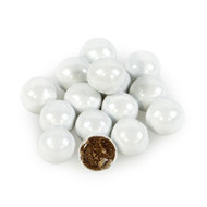 Sixlets Shimmer White 12 LBS CASE/Candy Coated Chocolate