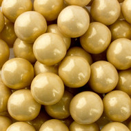 Gumballs Shimmer Pearl Gold 12 Pounds CASE