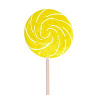 Swirly Lollipops Yellow 24 Pops