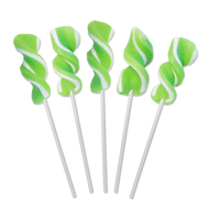 Twirly Lollipops Green 24 Pops