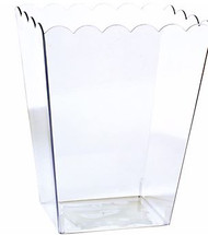 Large Clear Plastic Scalloped Container