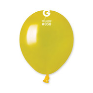 Gemar Metallic Yellow Balloons 12"/50 count Pack