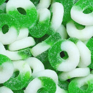 JOVY Green Apple Gummi Rings 2.5 Lbs Pounds Bag