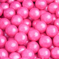 Mini Gumballs 1/2" Shimmer Pink 12 pounds/CASE
