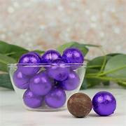 Color Splash Milk Chocolate balls Purple 1.5 Pounds