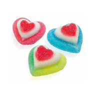  Vidal Gummi Triple Assorted Hearts 26.4 pounds/case